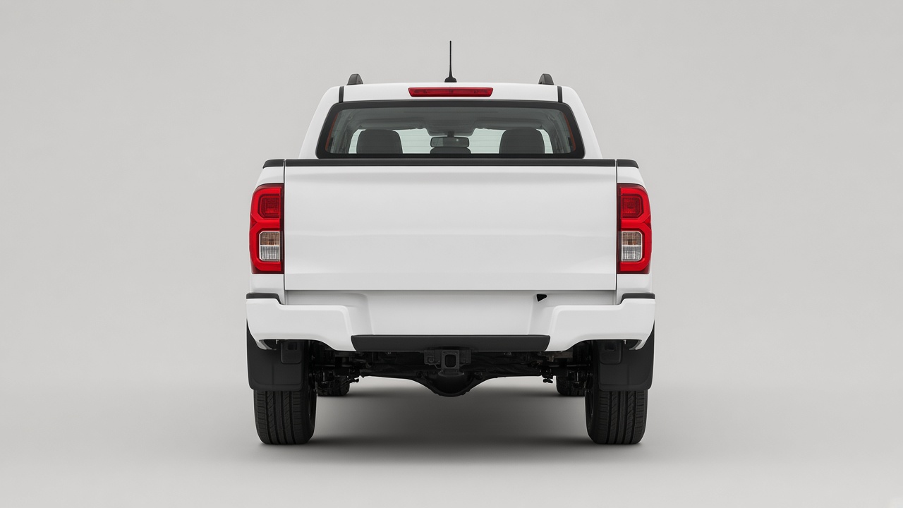 Nissan Navara 2021-2025 rear view